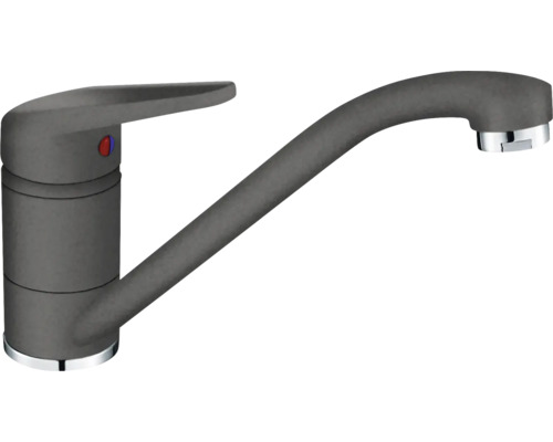 Baterie de bucătărie cu aspect periat