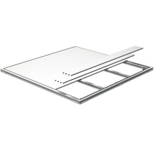 Cadru din aluminiu cu panouri pentru construcția de căsuțe de grădină