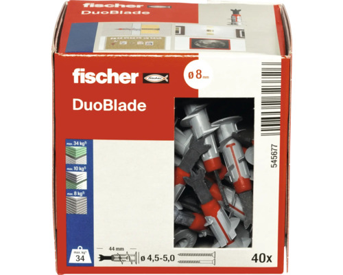 Dibluri Fischer DuoBlade, pachet de 40