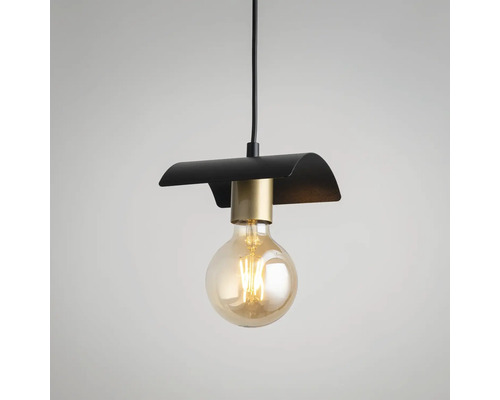 Lampa suspendată cu abajur și bec