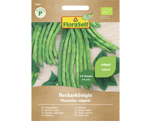 Bio Semințe legume FloraSelf Bio fasole cățărătoare Neckark