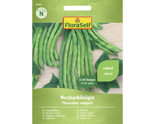 Semințe legume FloraSelf fasole cățărătoare Neckarkonig