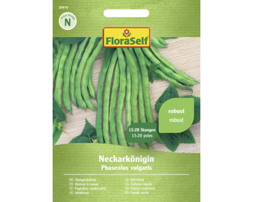 FloraSelf Fasole urcătoare Neckarkönigin pachet de semințe FloraSelf Fasole urcătoare Neckarkönigin pachet de semințe