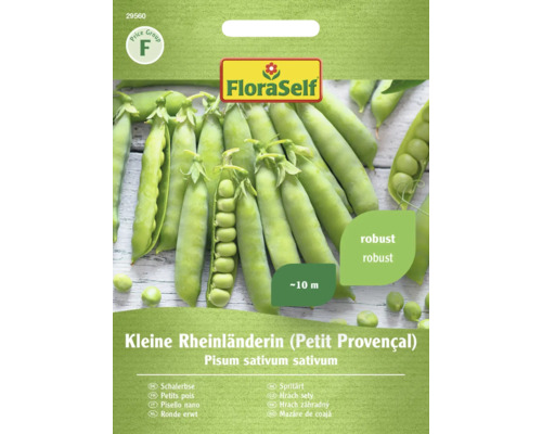 Semințe legume FloraSelf mazăre dulce Kleine Rheinlande