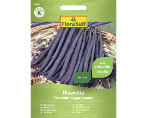 Semințe legume FloraSelf fasole fideluță Bluevetta