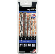 Set burghie pentru piatră Alpen Long Life TSS 5, dimensiuni de la 4 la 10 milimetri