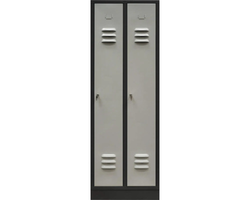 Fișet metalic FAM MD34 600x450x1800 mm, cu 2 uși 1 poliță și bară de haine
