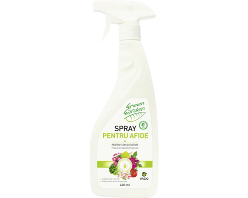 Spray pentru afide Vaco Green Garden 400 ml Flacon pulverizator cu soluție anti-afide