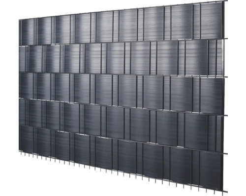 Gard de confidențialitate din plastic și metal