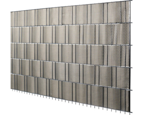Gard cu plasă sudată cu structură tip plasă pentru exterior