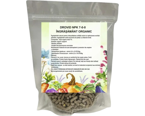 Îngrășământ organic DROVID NPK 1 kg