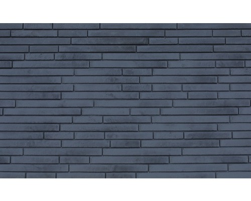 Placaj mural Long Brick Anthracite 10x55,5 cm Zidărie din cărămizi alungite