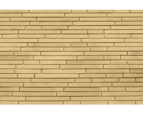 Placaj mural Long brick Sahara crem 10x55,5 cm Zidărie cu cărămizi alungite