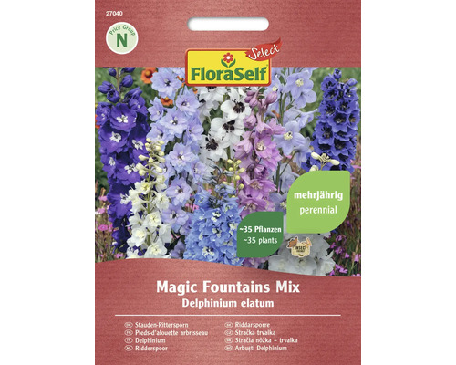 Semințe flori FloraSelf Select nemțișor Delphinium Magic Fountain