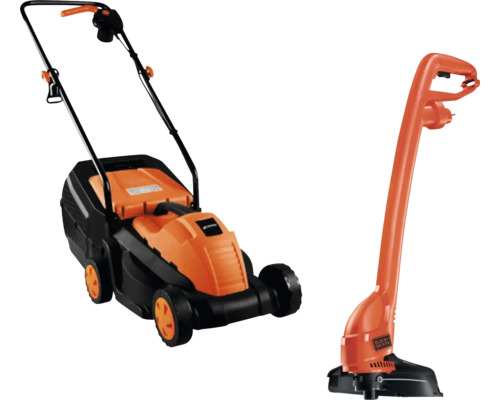 Mașină electrică de tuns gazonul Daewoo DLM1400E 1200 W și trimmer electric GL250