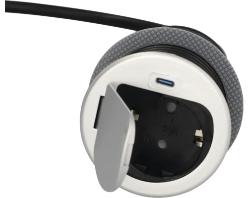 Prelungitor cu priză și port USB