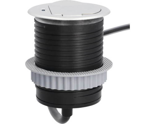 Priză de podea cu racord de cablu