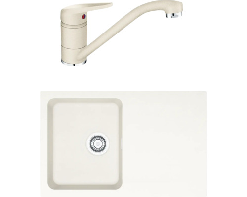 Pachet chiuvetă bucătărie tectonite 1 cuvă Franke OID 611 50x78 cm Avena ,incl. baterie Novara Baterie de chiuvetă și chiuvetă pentru bucătărie