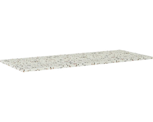 Blat pentru lavoar baie marmură Jungborn 121x46 cm Terrazzo River