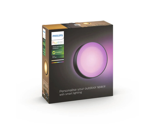 Ambalajul unei lămpi de perete pentru exterior Philips Hue