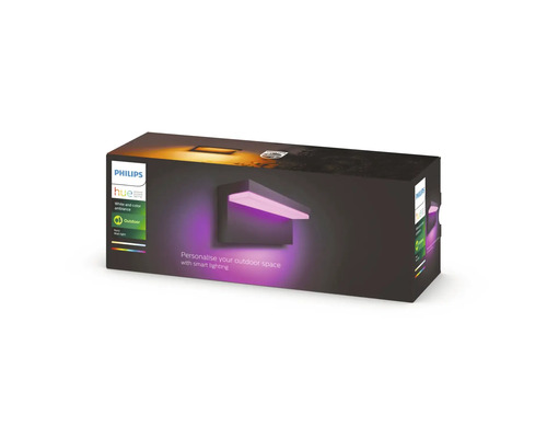 Ambalaj lampă de perete pentru exterior Philips Hue White and Color Ambiance