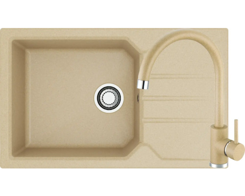 Chiuvetă din piatră cu robinet