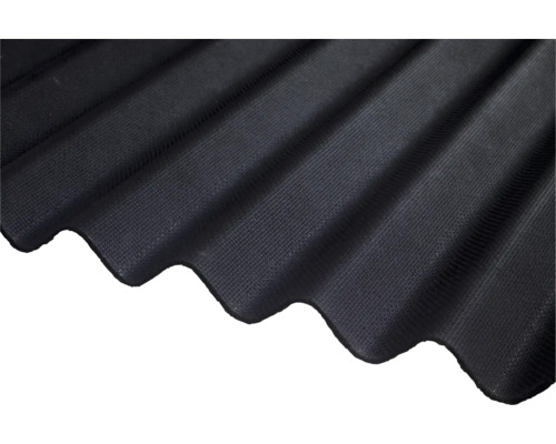 Placă ondulată bituminoasă PRECIT 2000x930x2,2 mm negru