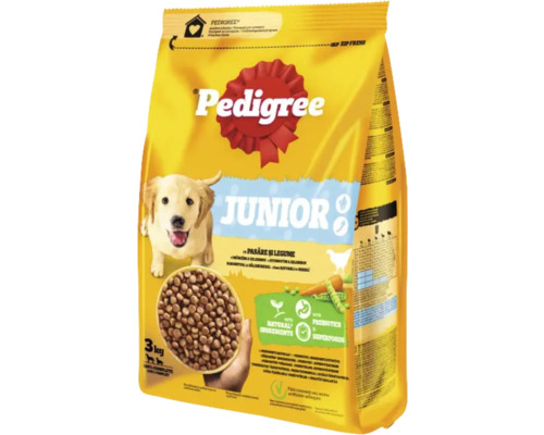 Pedigree Junior hrană uscată pentru câini, 3 kilograme