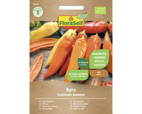 Bio Semințe legume FloraSelf Bio ardei kapia Kyra