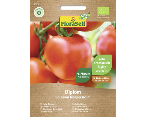 Bio Semințe legume FloraSelf Bio roșii de salată Diplom F1