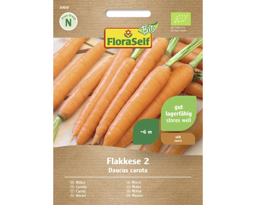 Bio Semințe legume FloraSelf Bio morcov de toamnă
