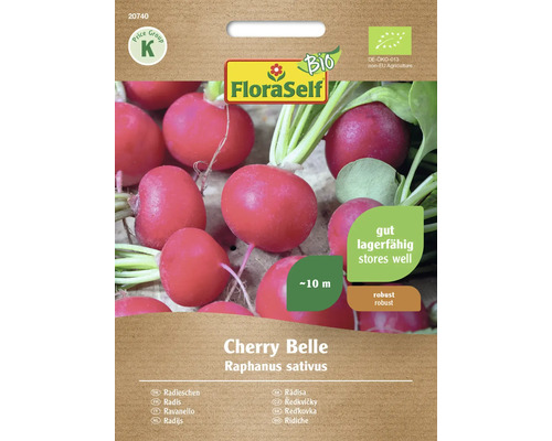 Bio Semințe legume FloraSelf Bio ridiche Cherry Belle