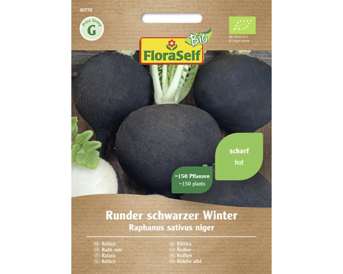 Bio Semințe legume FloraSelf Bio ridiche neagră de iarnă