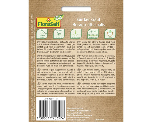 FloraSelf Semințe de borago officinalis