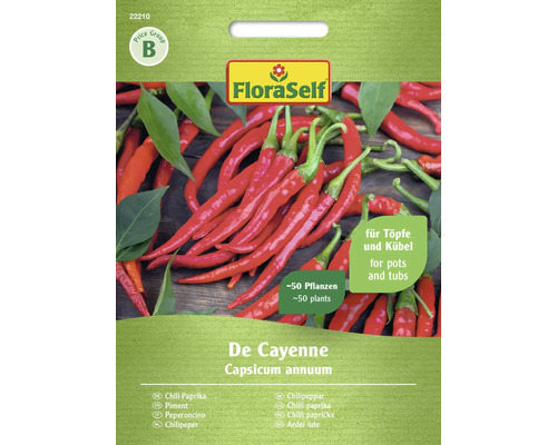 Semințe legume FloraSelf ardei iute de Cayenne Semințe legume FloraSelf ardei iute de Cayenne