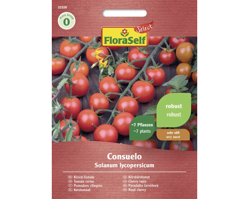 Semințe legume FloraSelf Select roșii cherry Consuelo