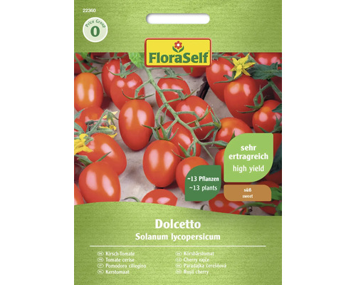 果樹 utabe.f Semințe legume FloraSelf roșii cherry Dolcetto F1 | HORNBACH