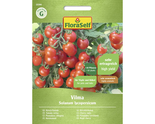Semințe legume FloraSelf roșii cherry Vilma