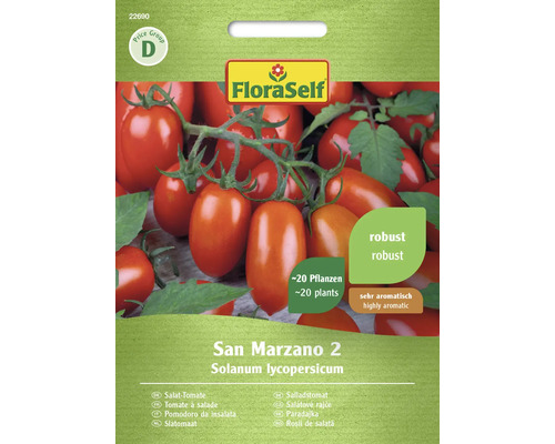 Semințe legume FloraSelf roșii de salată San Marzano 2