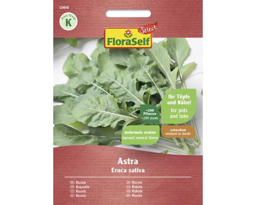 Semințe de rucola Astra FloraSelf Select