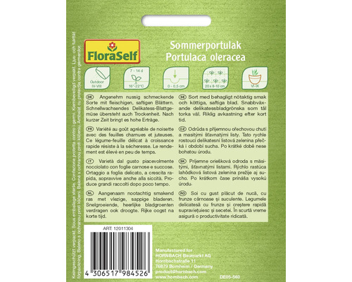 Pachet semințe de portulacă de vară