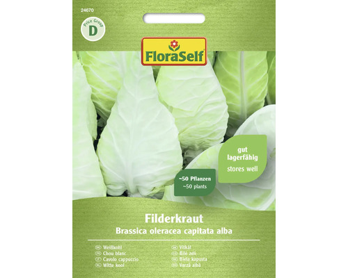 Semințe legume FloraSelf varză albă Filderkraut