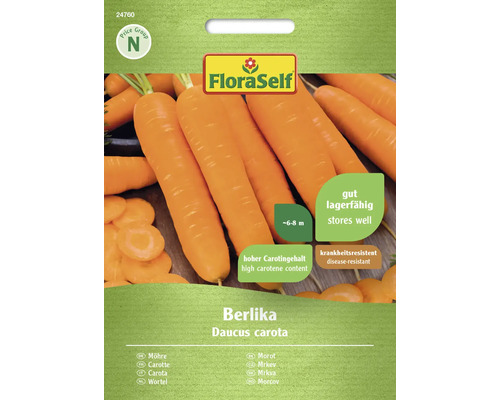 Semințe legume FloraSelf morcovi Berlika F1