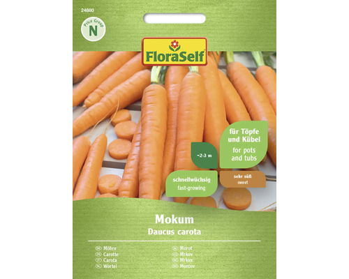 Semințe legume FloraSelf morcovi Mokum F1