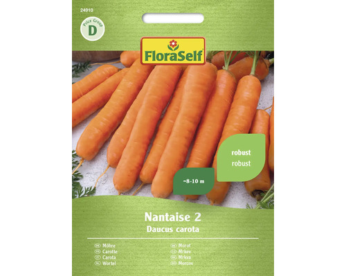 Semințe legume FloraSelf morcovi Nantaise 2