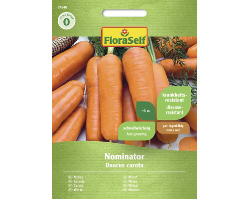 Semințe legume FloraSelf morcovi Norminator F1