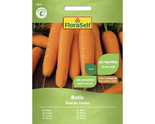 Semințe legume FloraSelf morcovi Rotin