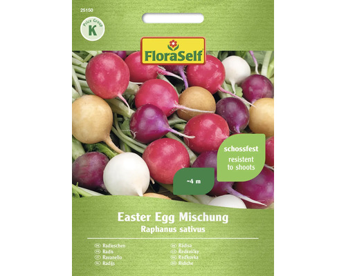 Semințe legume FloraSelf ridichi Easter Egg mix