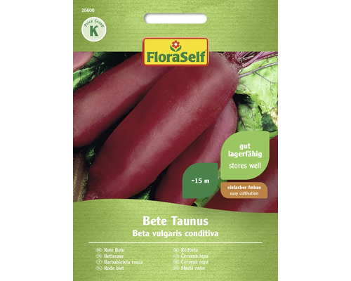 Semințe legume FloraSelf sfeclă roșie Taunus F1