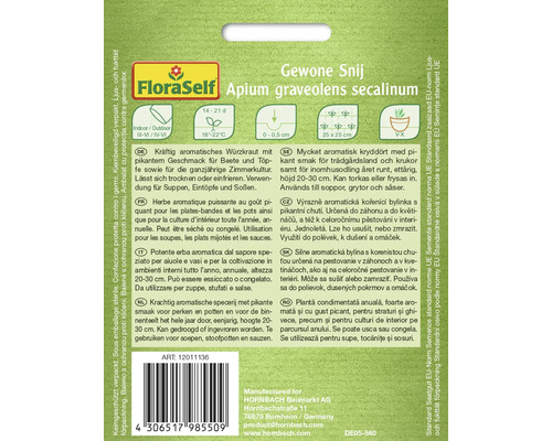 Pachet de semințe pentru fenicul condimentat pentru semănat